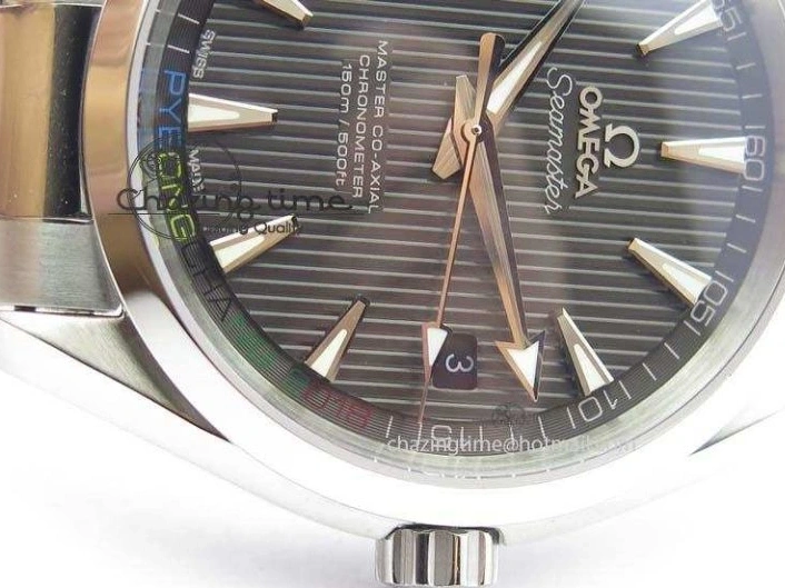 0303 Versatile Aqua Terra ‘PyeongChang 2018’ JHF Best Edition Black Dial On SS Bracelet A 8204